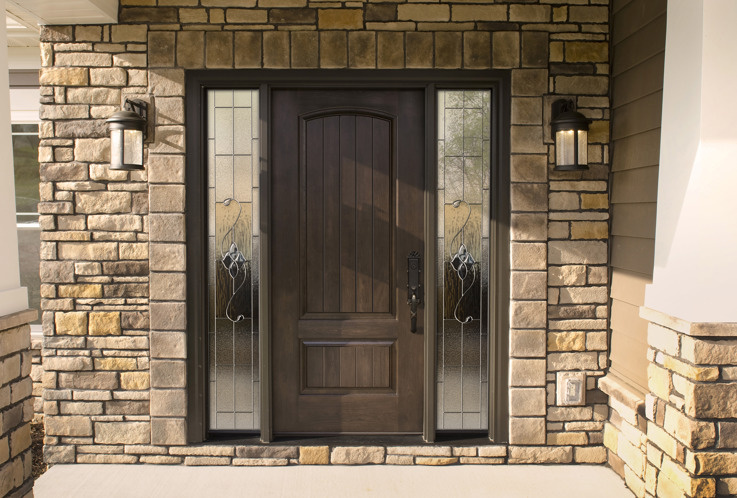 ProVia Embarq fiberglass entry door. Sold by Brennan Enterprises in Dallas.