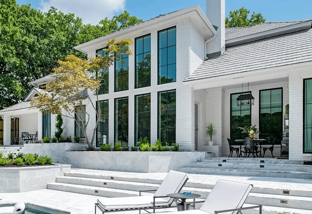 Backyard patio with big picture windows copy