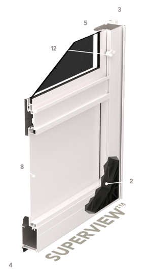 provia-superview-storm-door-construction