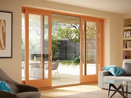 Milgard Essence Series sliding door from Brennan Enterprises, Dallas, Texas.