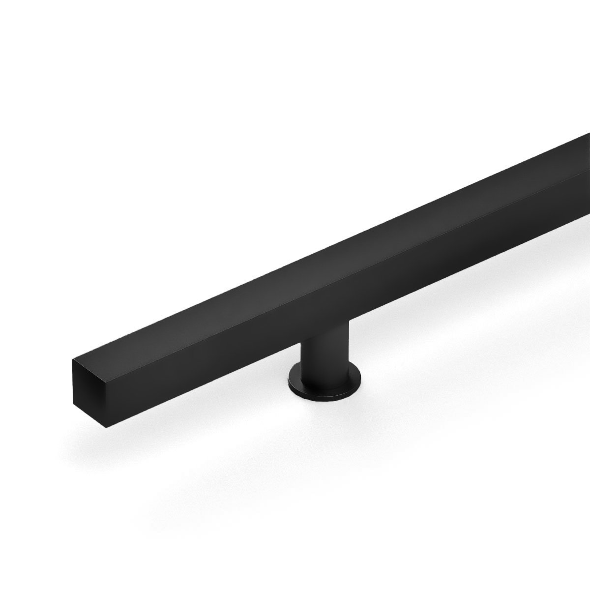Emtek Square Long Pull Handle - Black