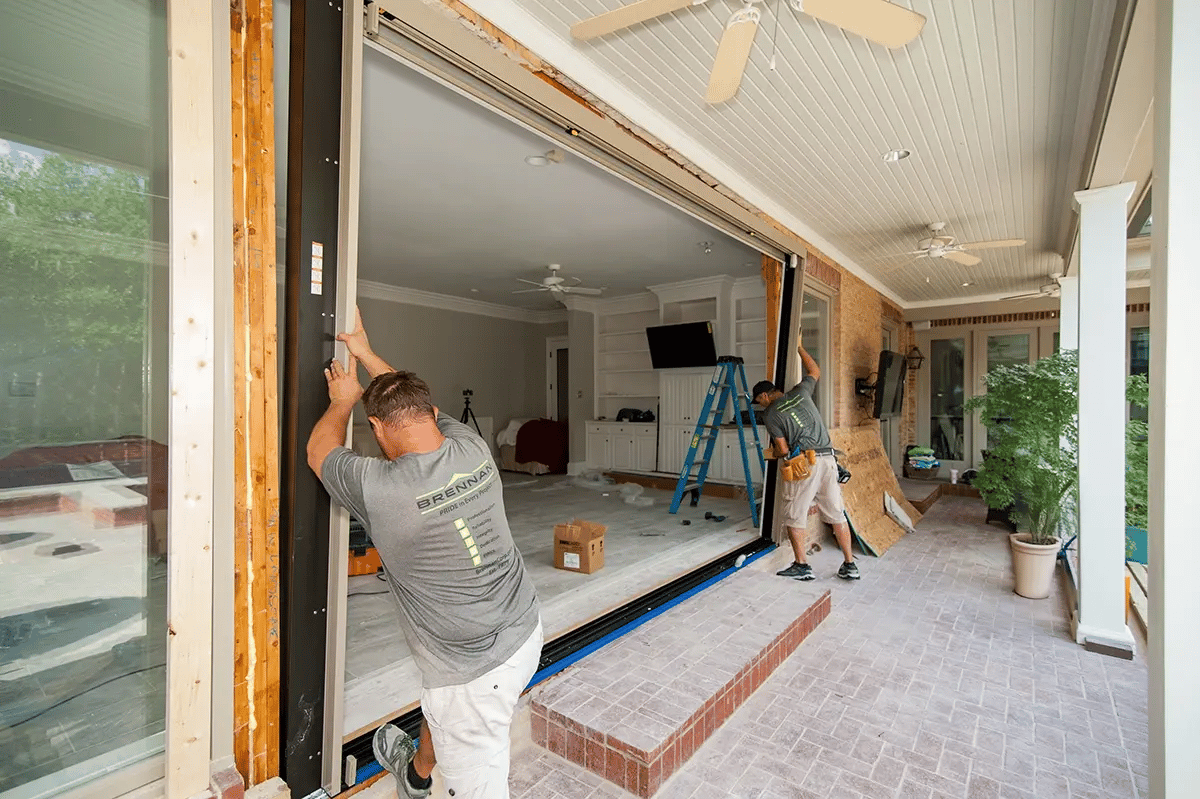 brennan Centor door Frame Installation 2