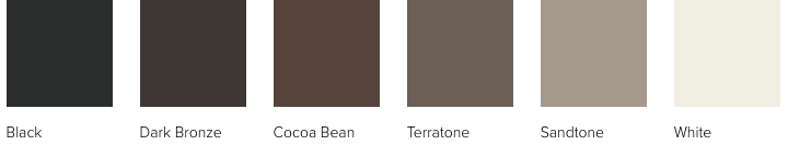 Andersen 100 Series windows exterior colors.