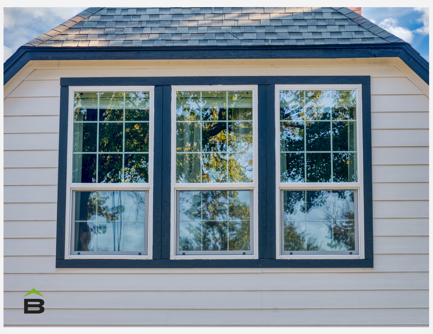 3 Alside Single Hung Windows Composition