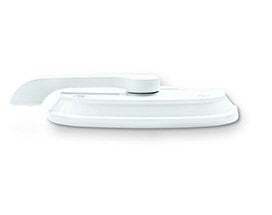 Example of Andersen's 200 series window hardware. This piece is called a Lock & Keeper.