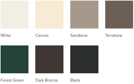 Andersen 400 Series windows exterior colors