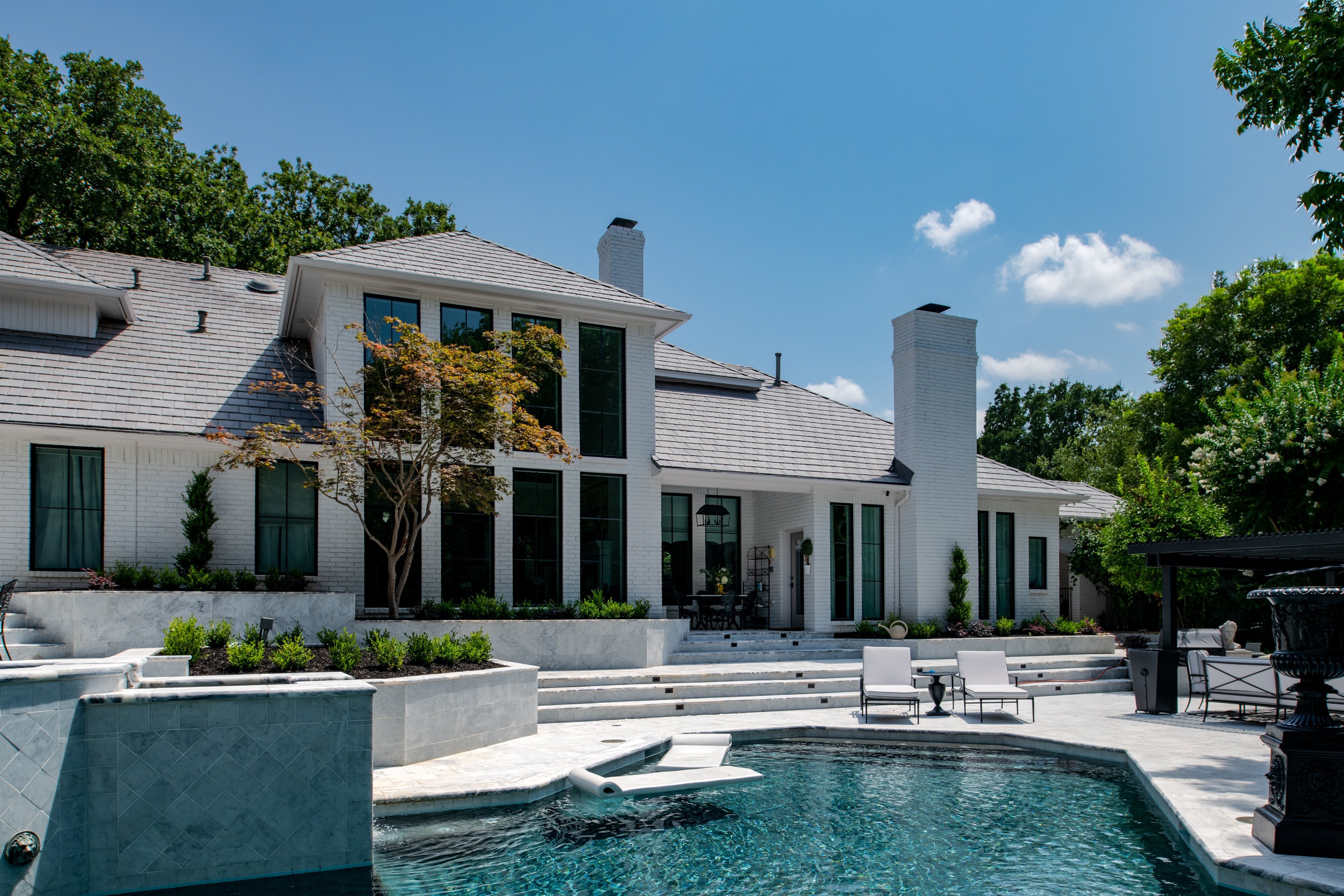 It's hard not to envision yourself lounging by this pool.