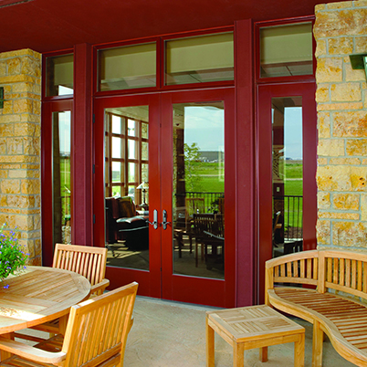 Andersen E Series Patio Door with Transom