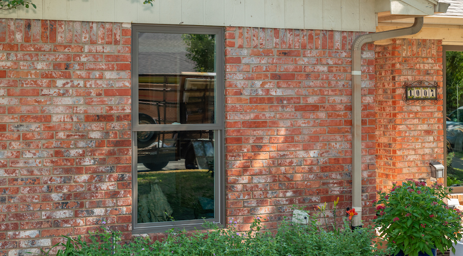 Newly installed replacement window.