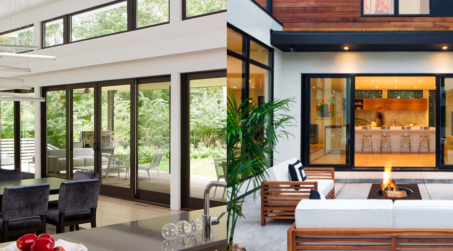 Pella Sliding Patio Doors Pella White Clad Exterior Sliding Glass Door
