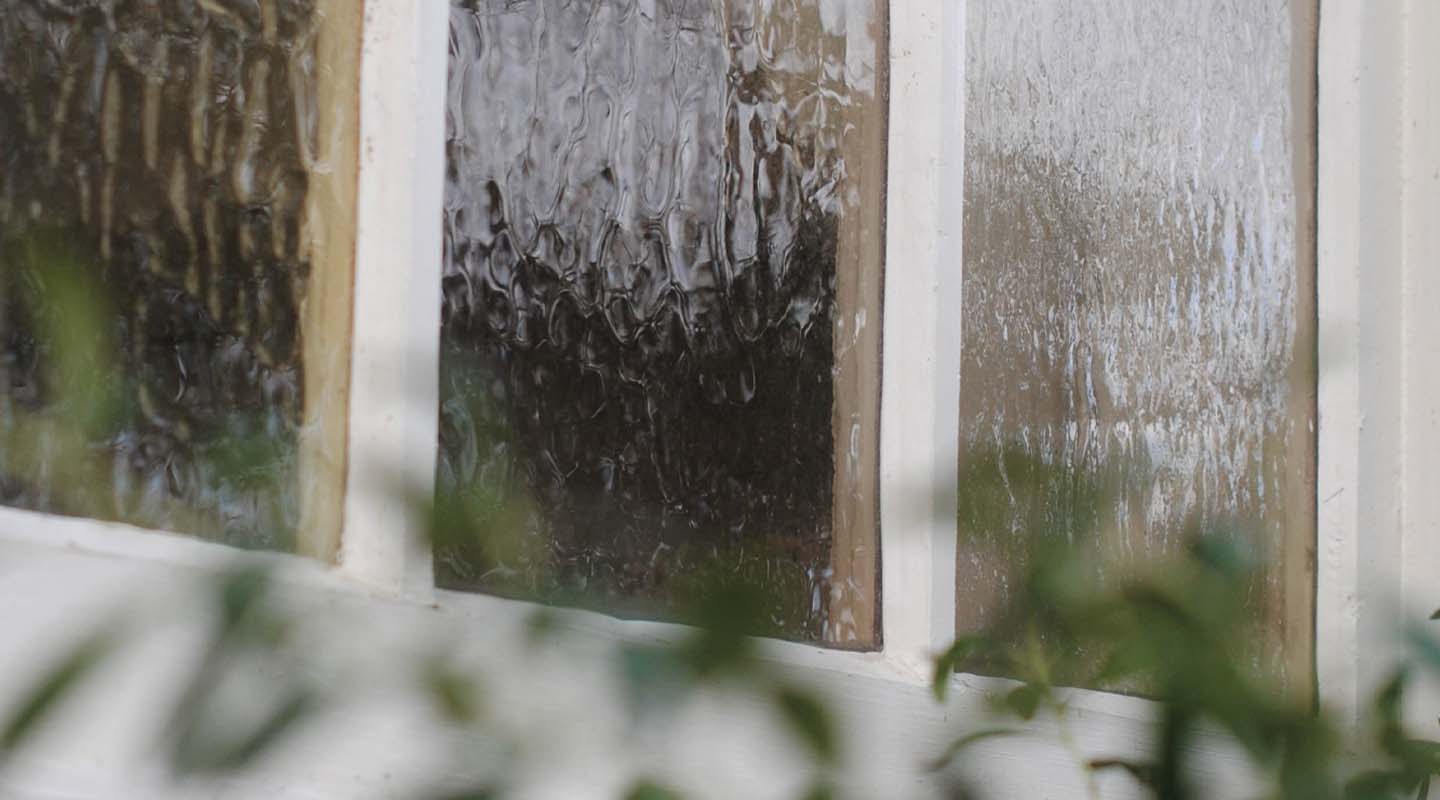 Window with muntins. You can see that the glass is set in the muntins rather than the grids being placed on or between an insulated glass unit. Photo from Unsplash.
