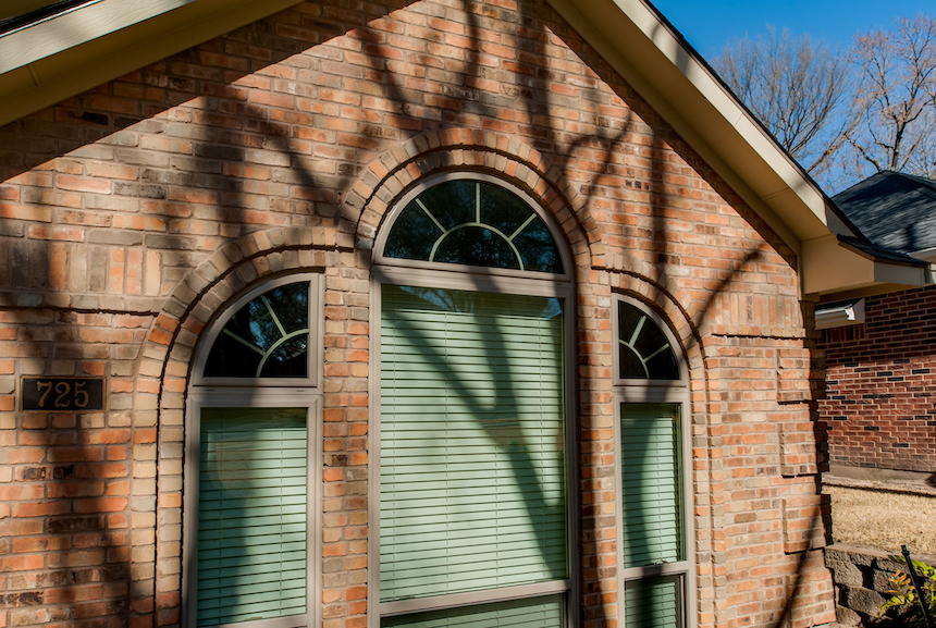 Circle top transom windows