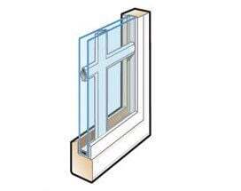 Finelight grilles between the glass by Andersen Windows. Brennan Enterprises is a Andersen Windows and Doors dealer in North Texas.