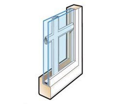 Illustration of finelight grilles between-the-glass from Andersen.