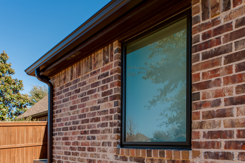 Bronze picture window