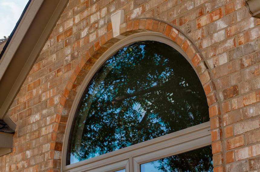 Half circle transom window