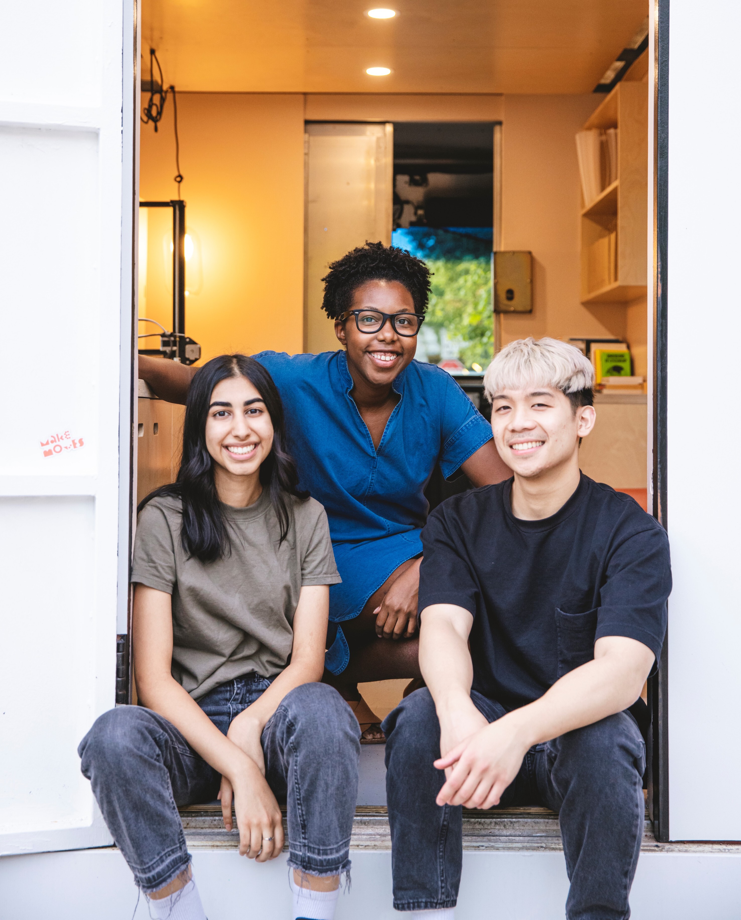Maya and some of her CMM team! Photograph by Nolis Anderson