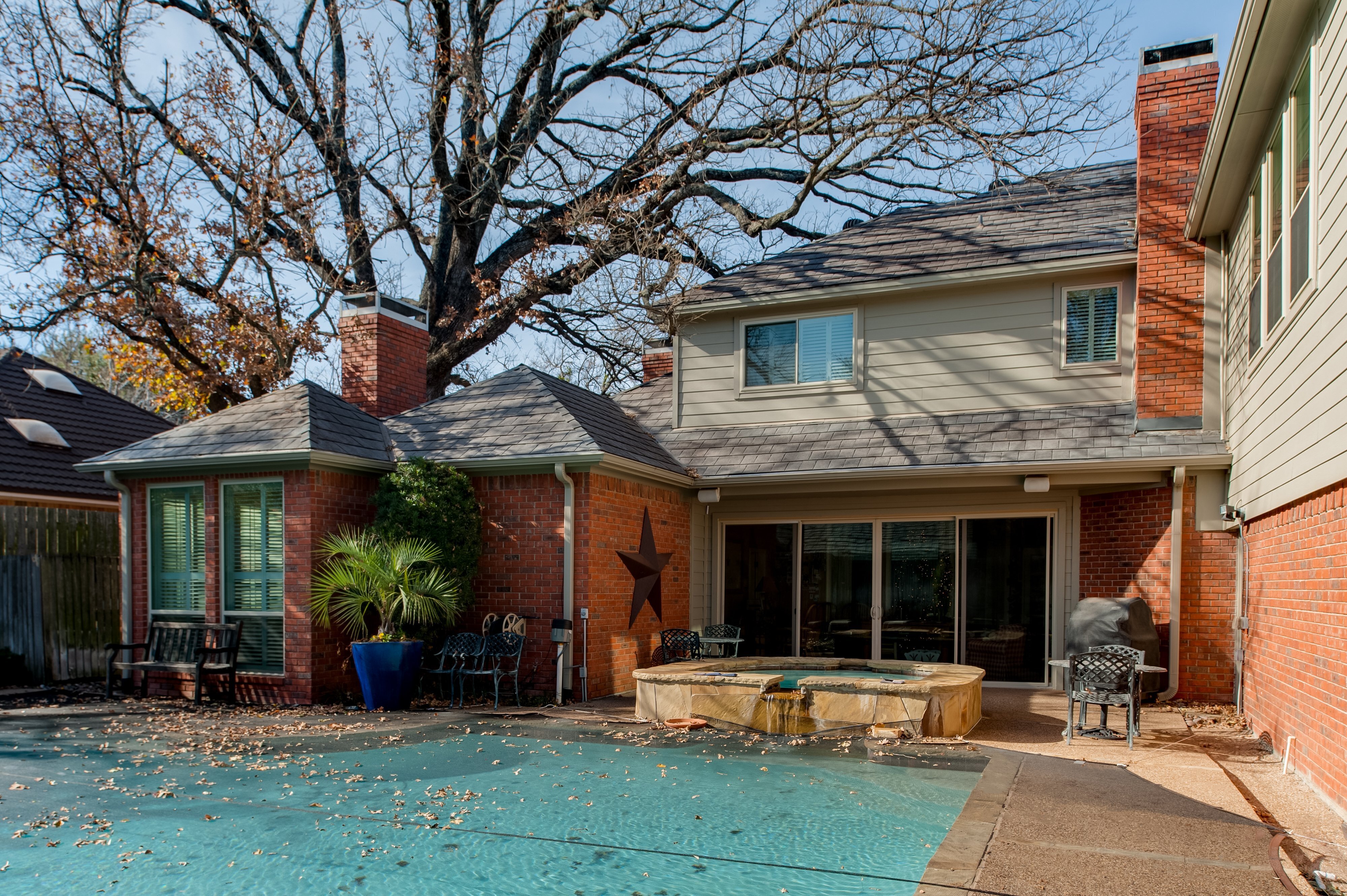patio-view-of-traditional-home
