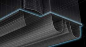 In this image ProVia highlight's their custom bottom sweep for Embarq doors. The bottom sweep is a thermal barrier that prevents outside elements from entering your home.