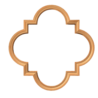 Quatrefoil window