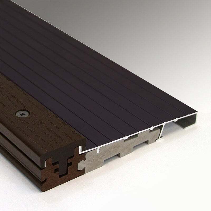Risers are added to ProVia Signet door systems to ensure maximum rot resistance and a tight seal.