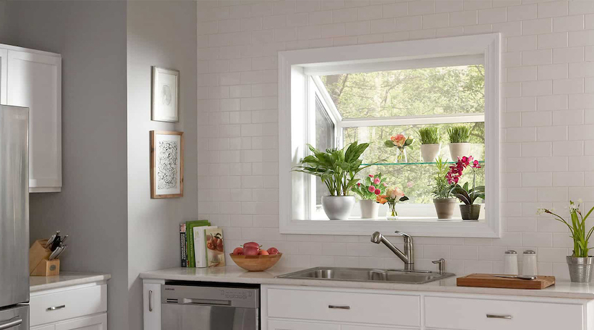 Kitchen garden window