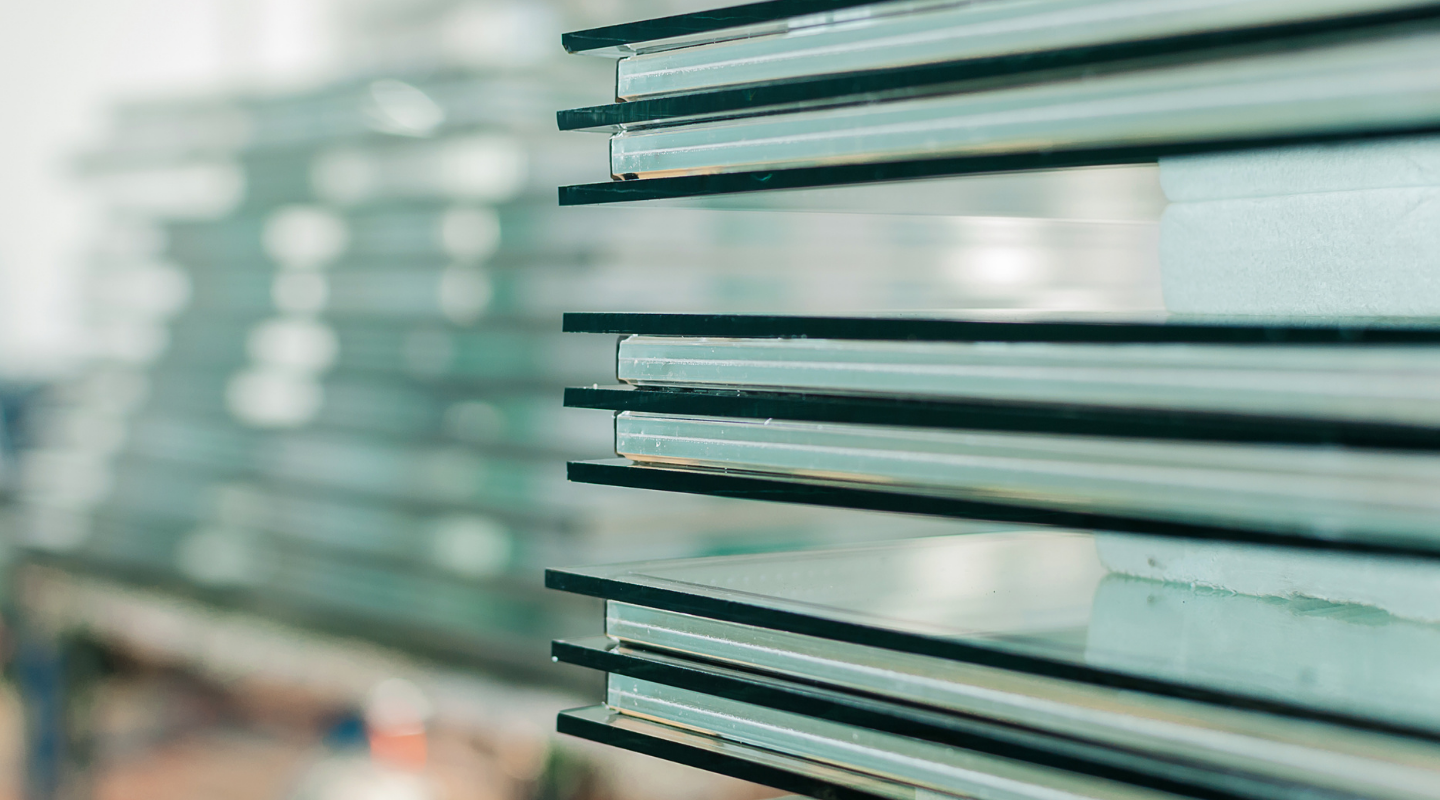 Stacked tempered glass. Photo from Canva.