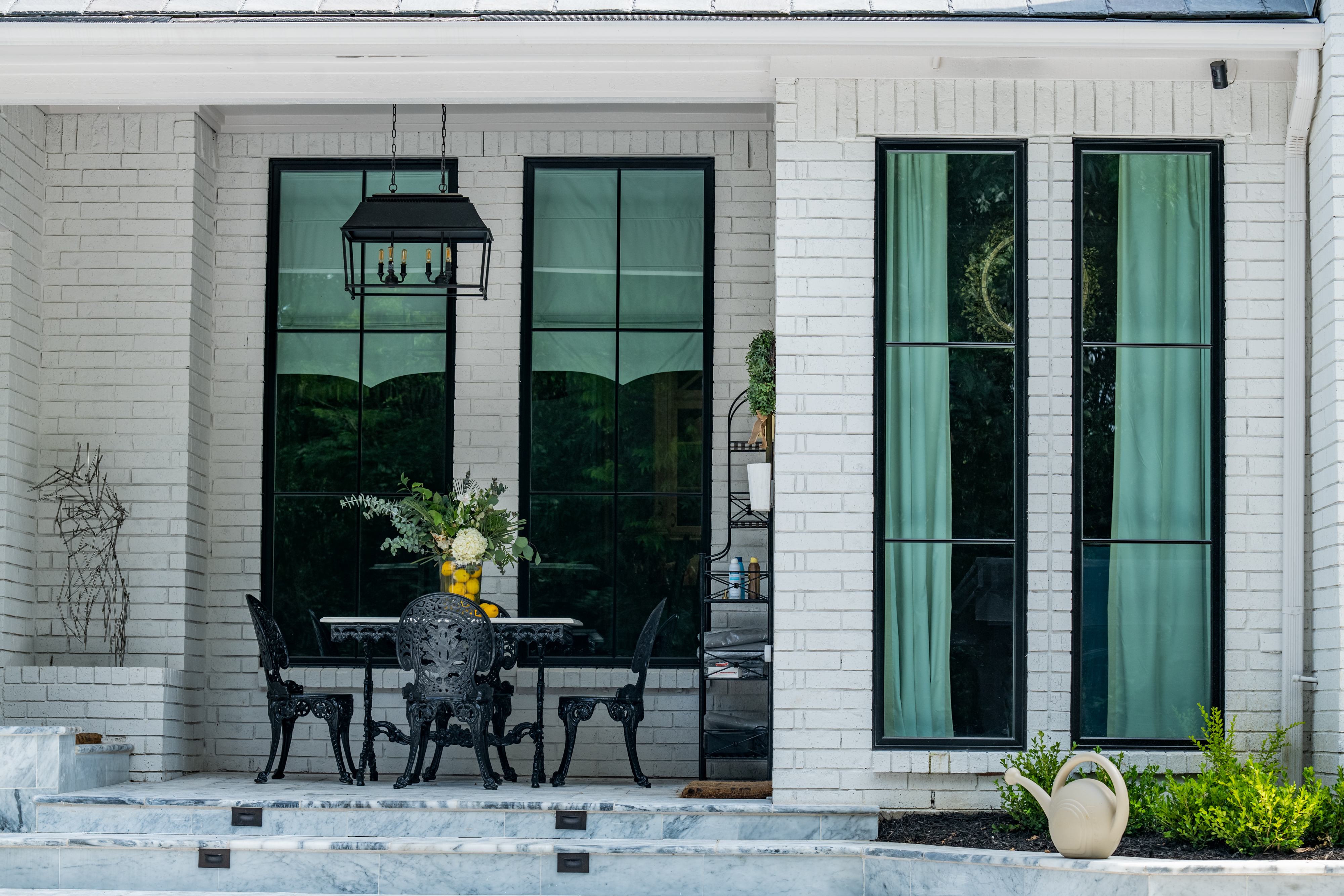 Arch Powder Coated Steel Window Box- 7 Sizes Optional Liners