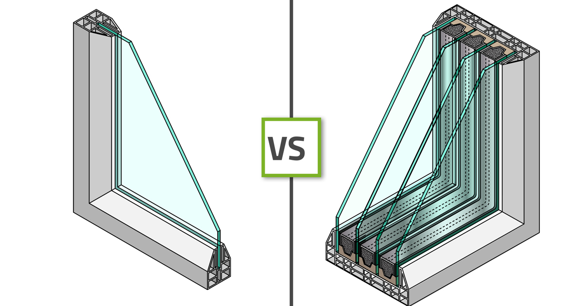 Single Pane vs Quadruple Pane Window Glass
