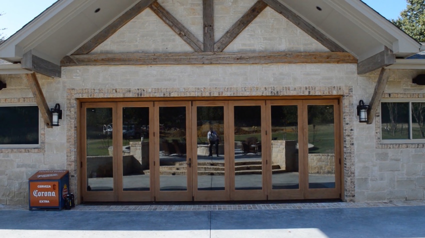 20' Wood Folding Door Install in Southlake, TX Thumbnail Image