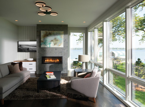 Andersen 400 Series windows, white interior