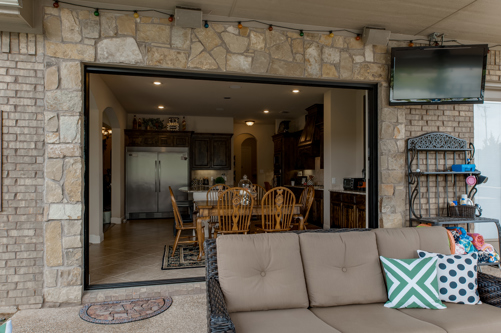 Wheelchair Accessible Patio Doors Milgard Moving Glass Wall System Pocket Door By Brennan Enterprises Dallas Texas