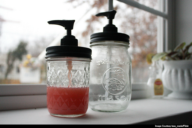 Mason Jar Soap Dispensers