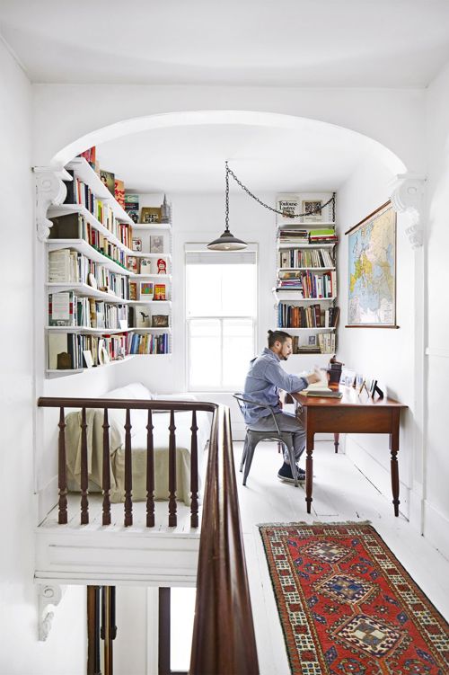 Reading nook perfect for studying and getting work done.