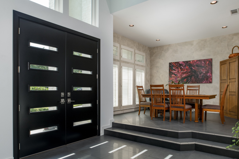 dining-room-view-of-black-french-provia-doors