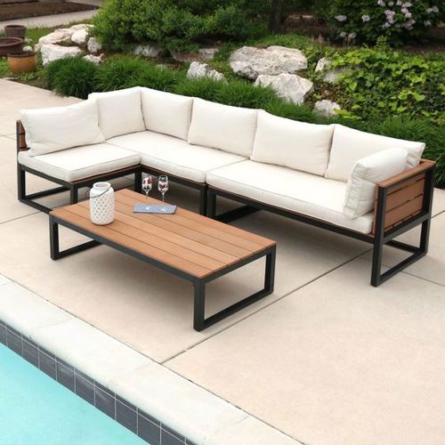 Natural 4-piece patio set from Pier 1 Imports