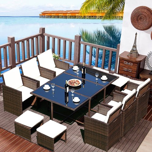 Tangkula 11-piece dining set from Amazon