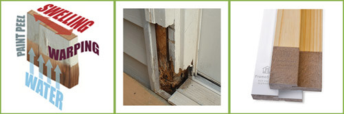 Issues with wood frames; wood rot on door frame; FrameSaver