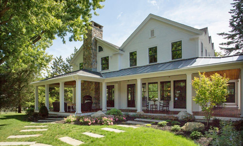 Example of an American Farmhouse style house.