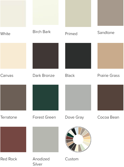 Andersen E-Series Painted Interior Colors