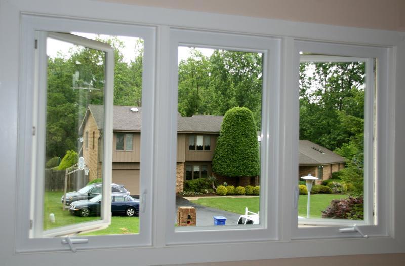 Casement windows are just one style of windows. These open outwards on a vertical hinge.