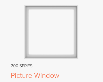 Image of Andersen's 200 Series Picture Window, image from Andersen Windows and Doors.