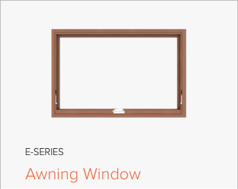 Image of Andersen E-Series Awning window, image from Andersen Windows and Doors.