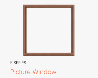 Image of Andersen E-Series Picture window, image from Andersen Windows and Doors.