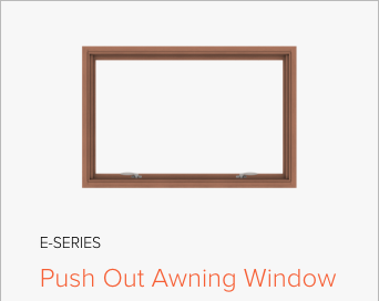 Image of Andersen E-Series Push Out Awning window, image from Andersen Windows and Doors.
