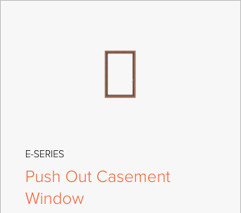 Image of Andersen E-Series Push Out Casement window, image from Andersen Windows and Doors.