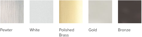 Example of finishes for Andersen's E-Series Double-Hung window.