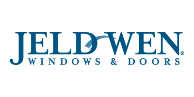 Logo for Jeld-Wen windows and doors.